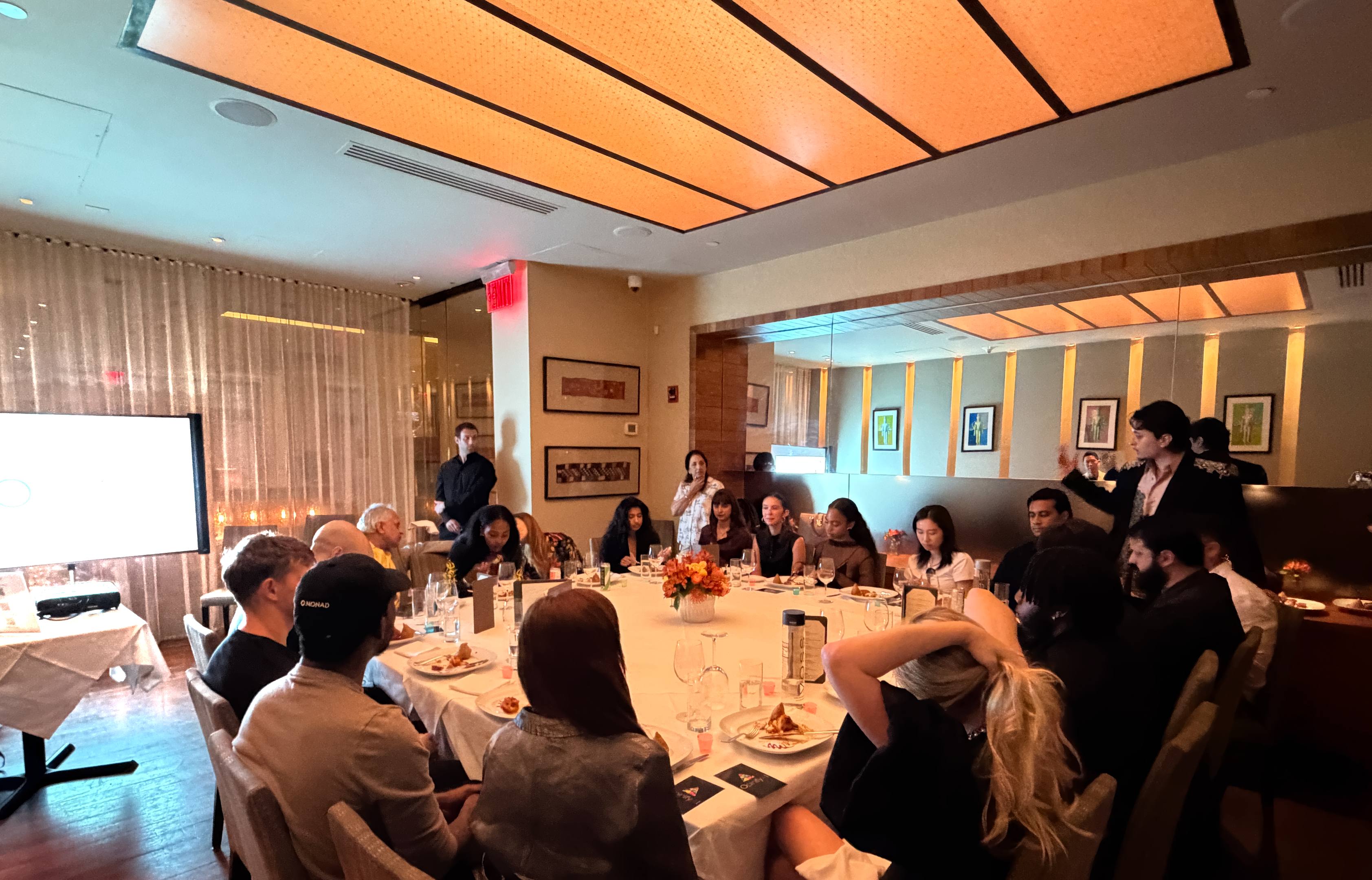 One Manor private dinner table